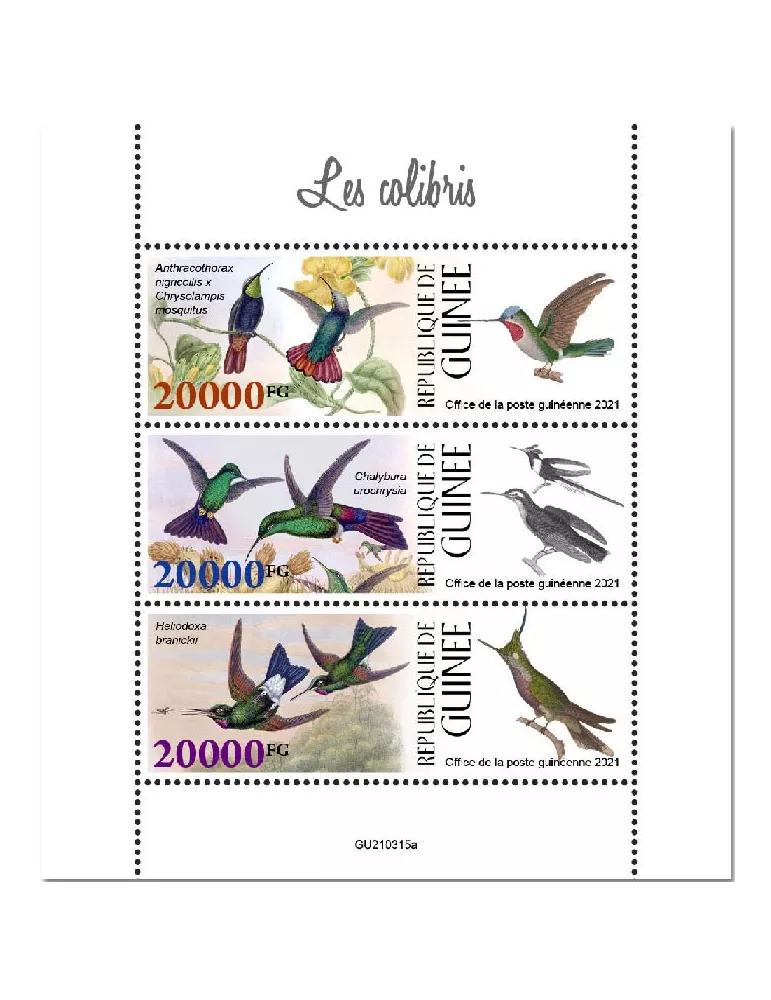 n° 11395/11397  - Timbre GUINEE Poste