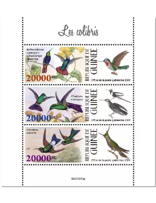 n° 11395/11397  - Timbre GUINEE Poste