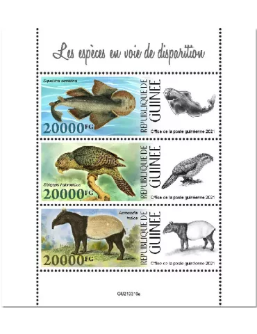 n° 11398/11400  - Timbre GUINEE Poste