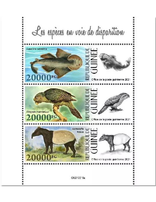 n° 11398/11400  - Timbre GUINEE Poste