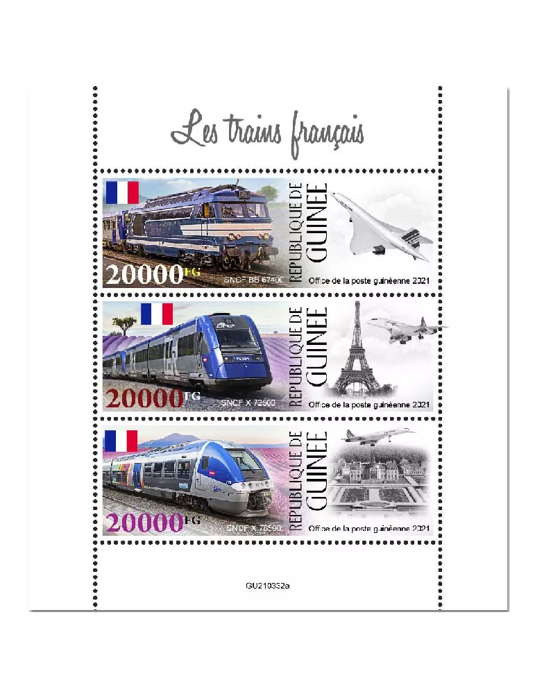 n° 11420/11422  - Timbre GUINEE Poste