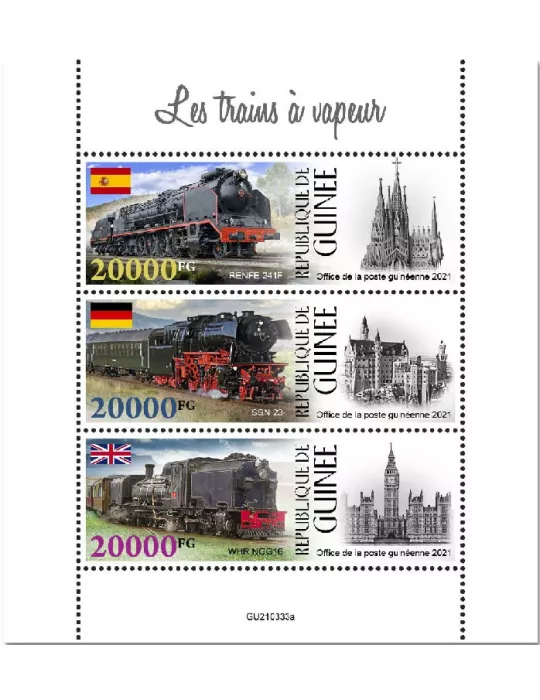 n° 11423/11425  - Timbre GUINEE Poste