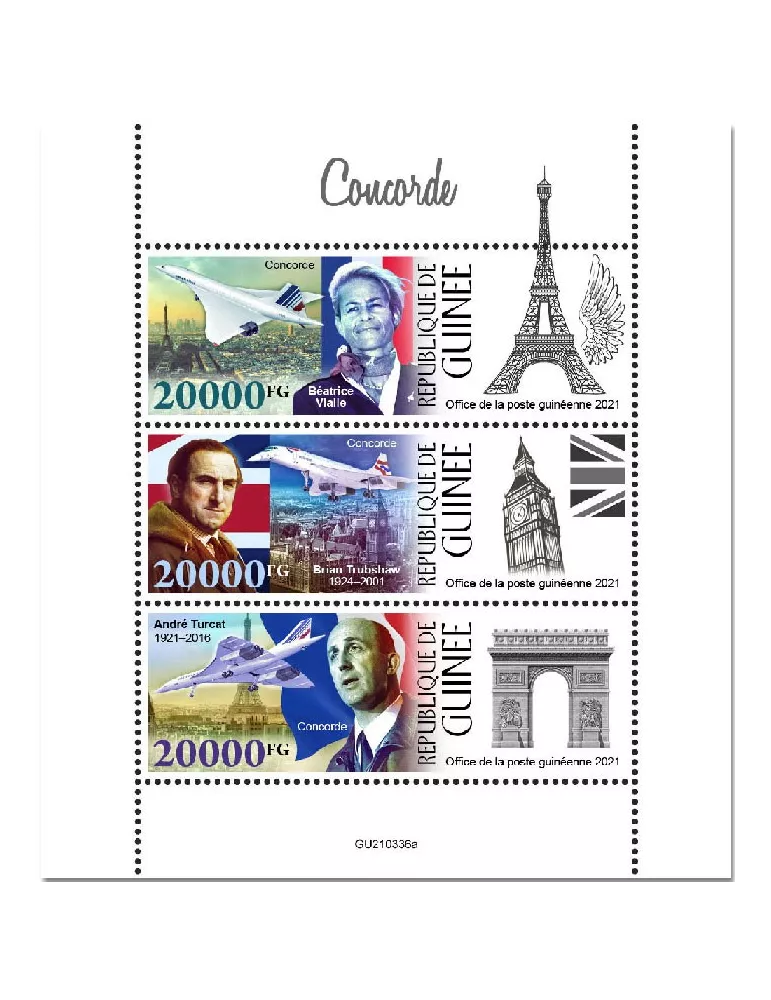 n° 11432/11434  - Timbre GUINEE Poste