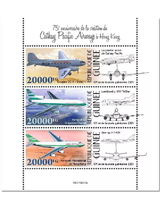 n° 11435/11437  - Timbre GUINEE Poste