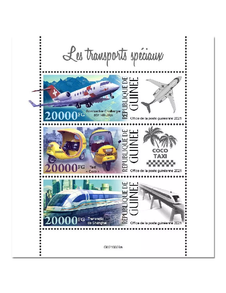 n° 11441/11443  - Timbre GUINEE Poste