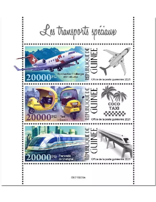 n° 11441/11443  - Timbre GUINEE Poste