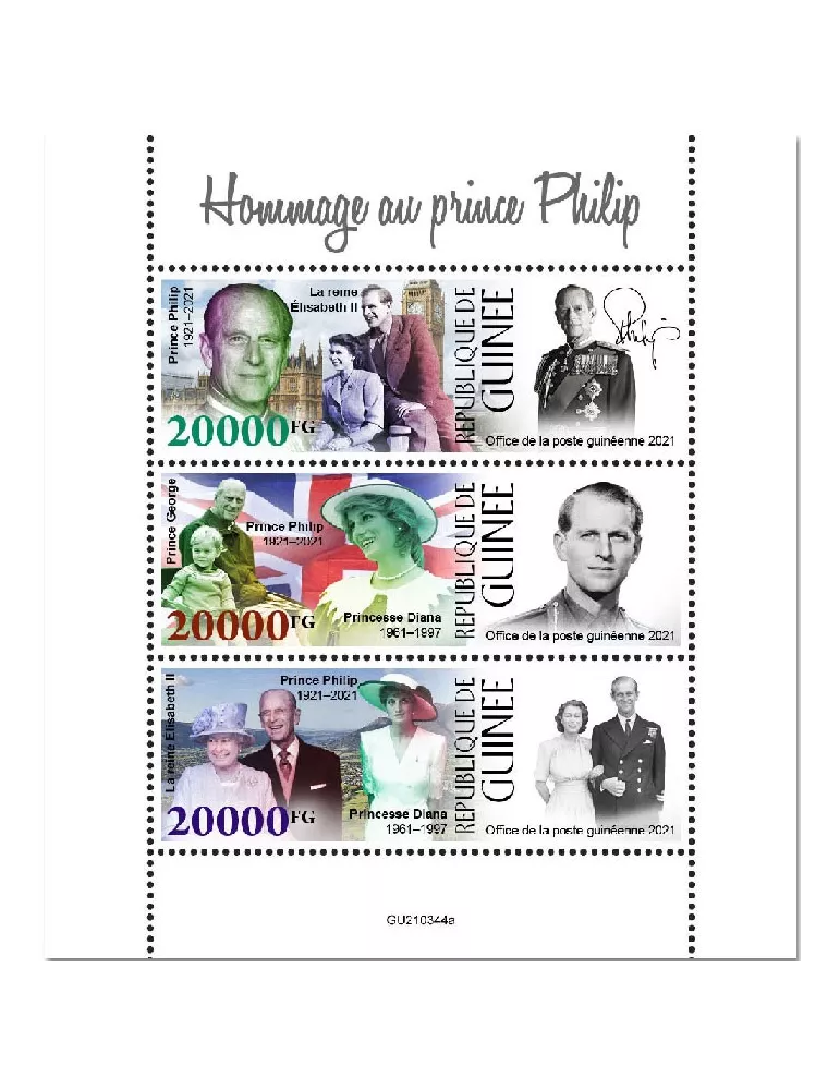 n° 11456/11458  - Timbre GUINEE Poste