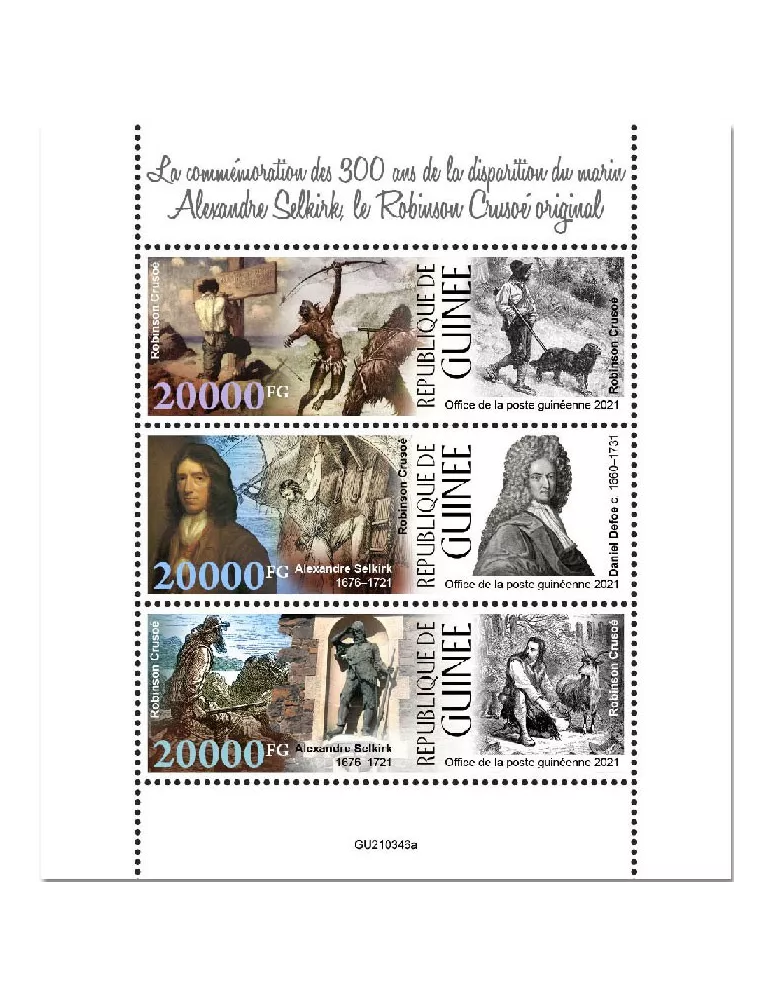 n° 11462/11464  - Timbre GUINEE Poste
