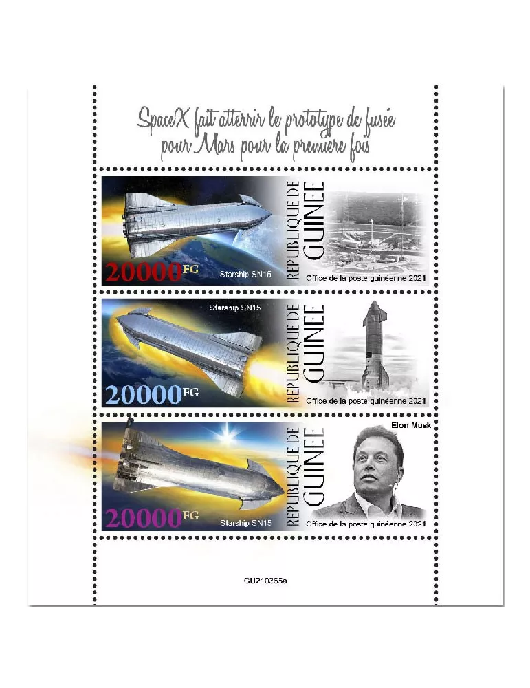 n° 11516/11518  - Timbre GUINEE Poste
