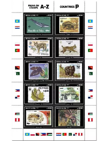 n° 10145/10154  - Timbre SIERRA LEONE Poste