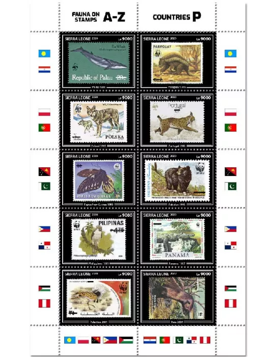 n° 10145/10154  - Timbre SIERRA LEONE Poste