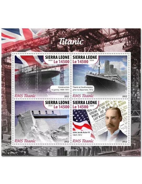 n° 10375/10378  - Timbre SIERRA LEONE Poste
