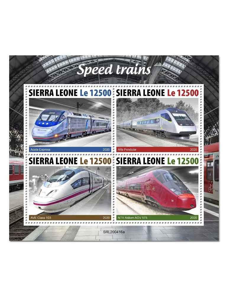n° 9917/9920  - Timbre SIERRA LEONE Poste