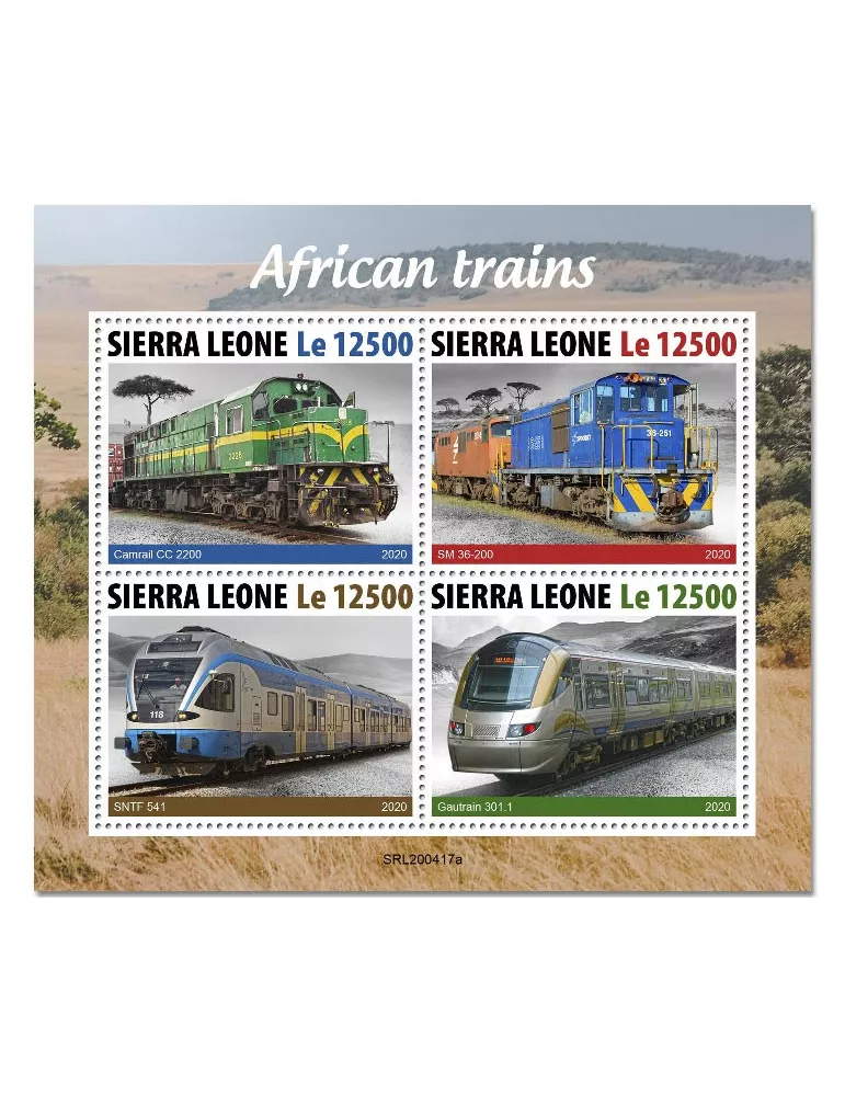 n° 9921/9924  - Timbre SIERRA LEONE Poste