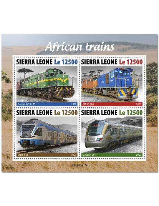 n° 9921/9924  - Timbre SIERRA LEONE Poste