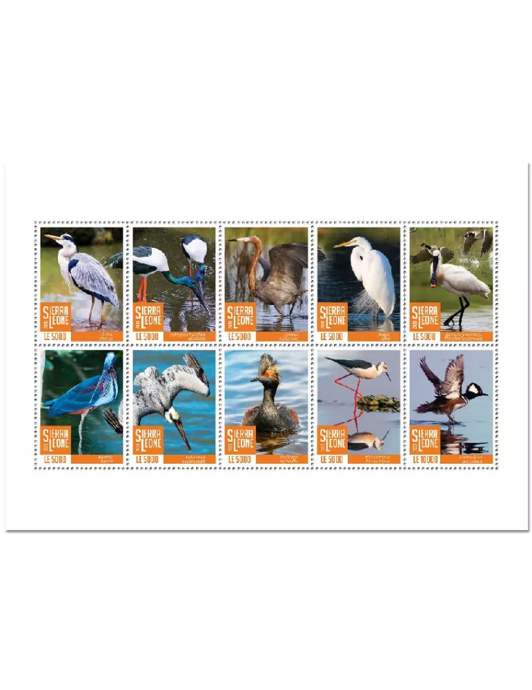 n° 9933/9942  - Timbre SIERRA LEONE Poste