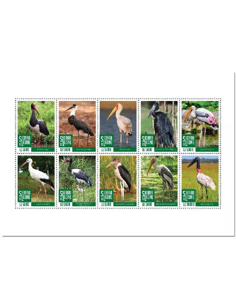 n° 9953/9962  - Timbre SIERRA LEONE Poste
