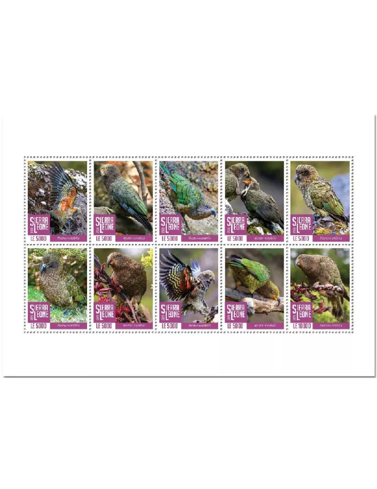 n° 9963/9972  - Timbre SIERRA LEONE Poste