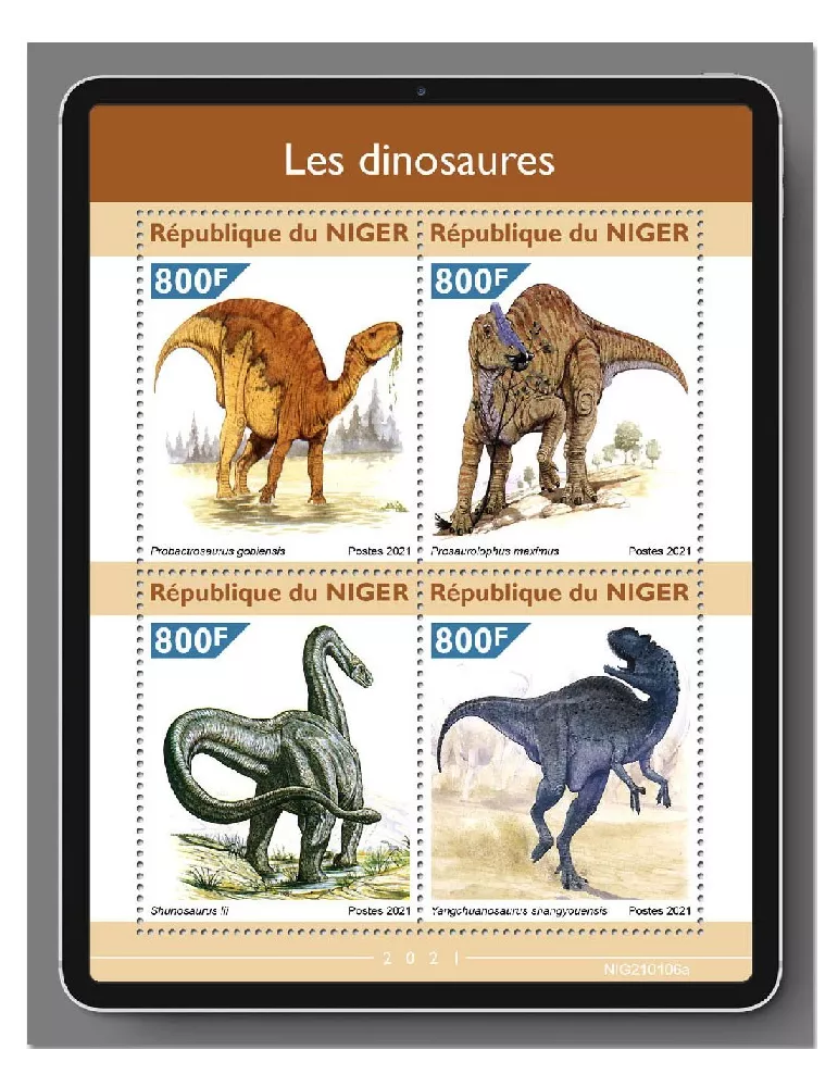 n° 5998/6001  - Timbre NIGER Poste