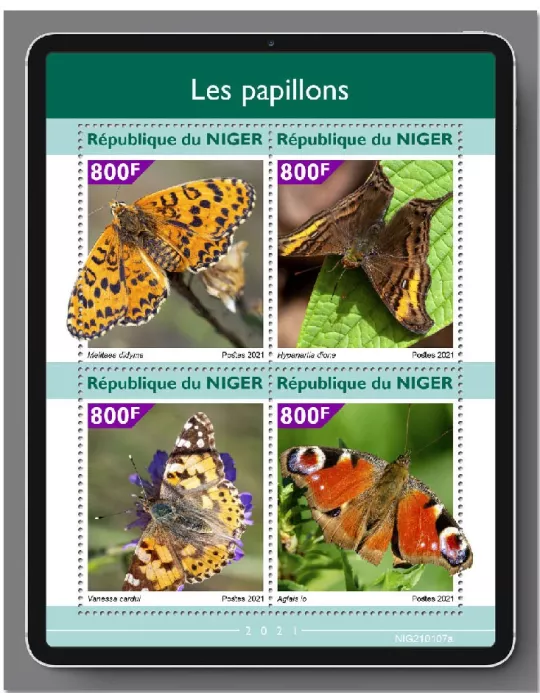 n° 6002/6005  - Timbre NIGER Poste