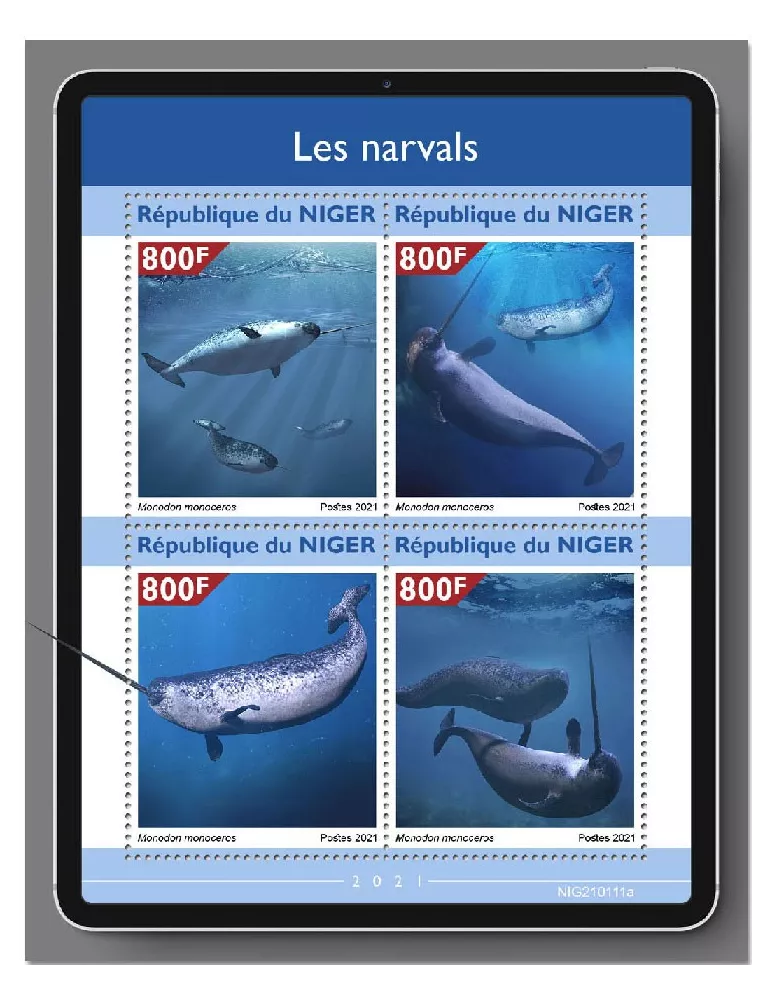 n° 6018/6021  - Timbre NIGER Poste