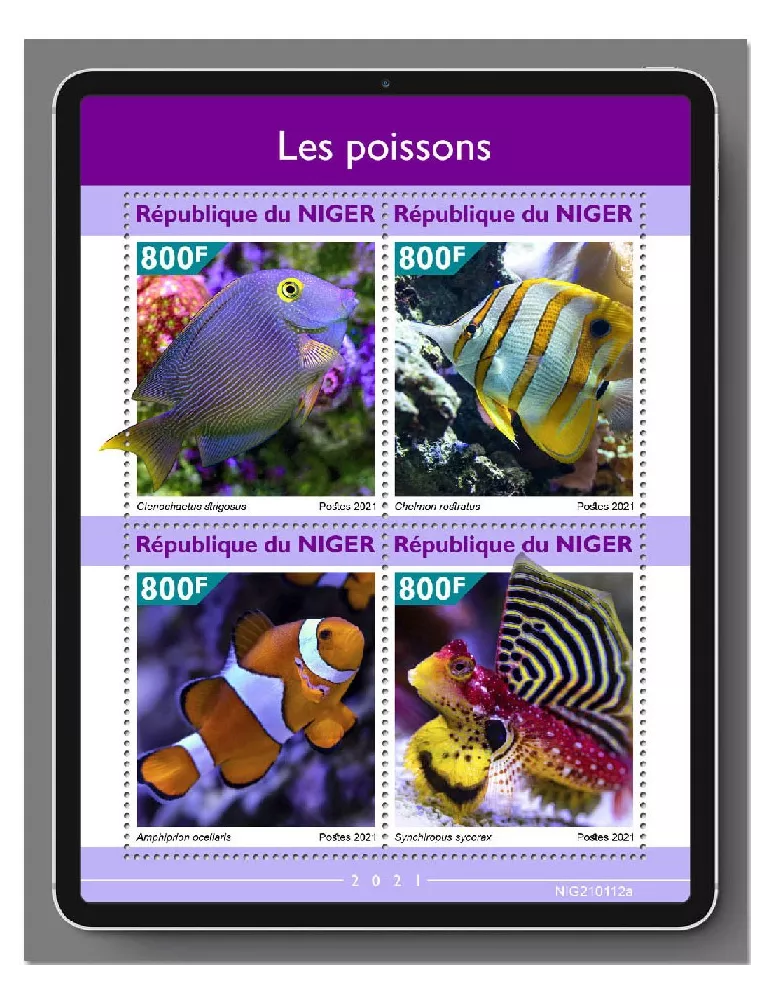 n° 6022/6025  - Timbre NIGER Poste