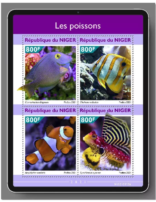 n° 6022/6025  - Timbre NIGER Poste