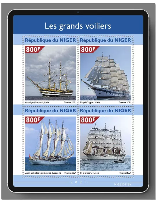 n° 6046/6049  - Timbre NIGER Poste