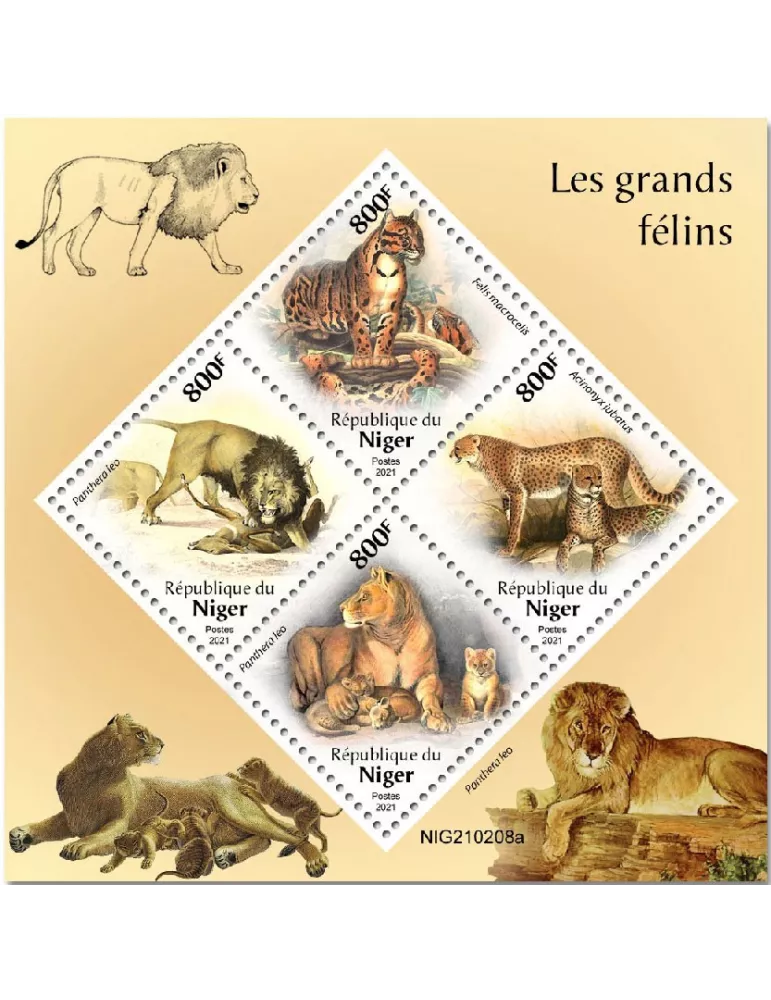 n° 6174/6177  - Timbre NIGER Poste