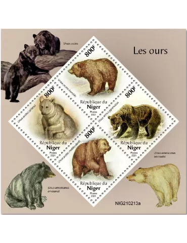 n° 6194/6197  - Timbre NIGER Poste