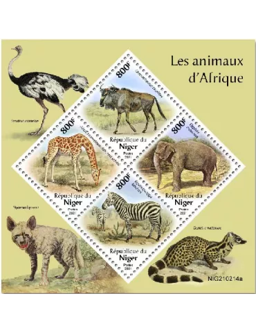 n° 6198/6201  - Timbre NIGER Poste