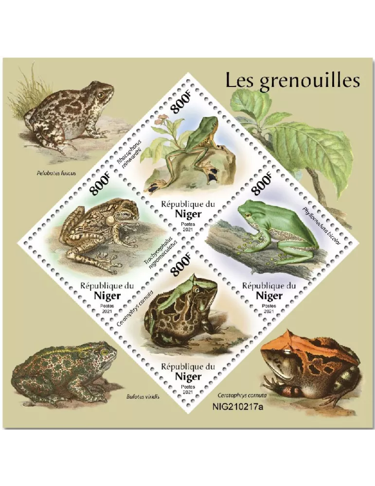 n° 6210/6213  - Timbre NIGER Poste