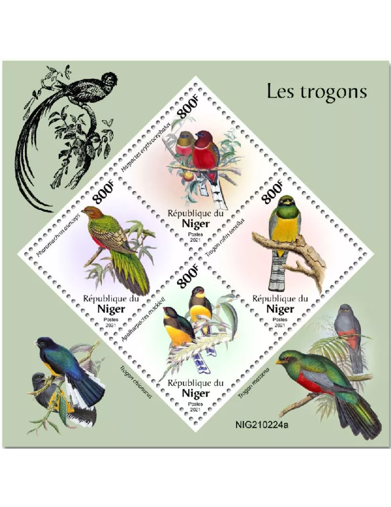 n° 6238/6241  - Timbre NIGER Poste
