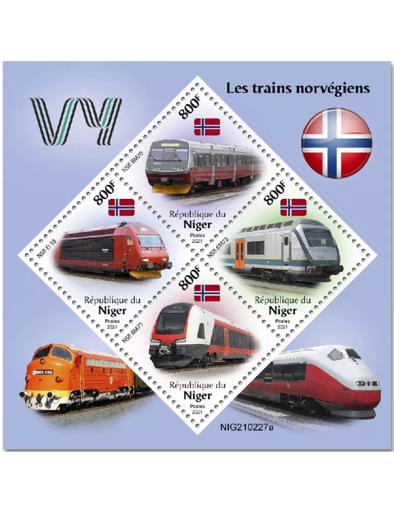 n° 6250/6253  - Timbre NIGER Poste