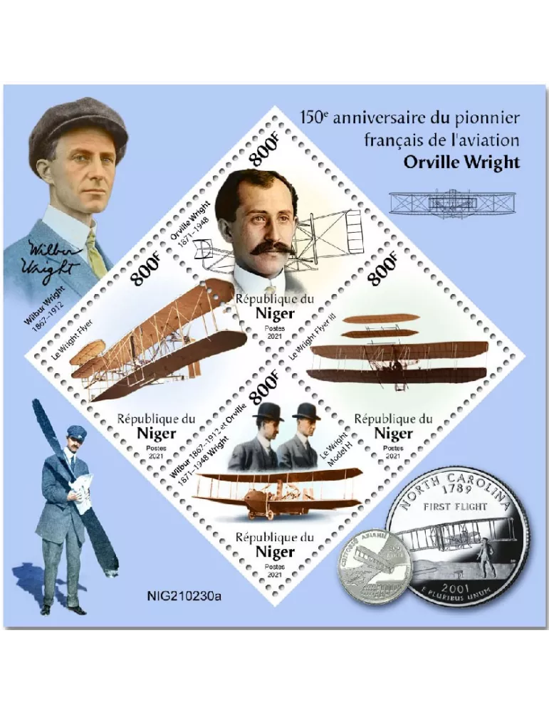 n° 6262/6265  - Timbre NIGER Poste