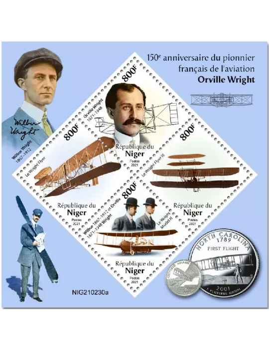 n° 6262/6265  - Timbre NIGER Poste