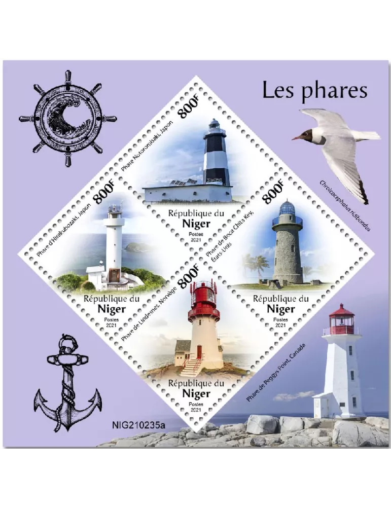 n° 6282/6285  - Timbre NIGER Poste