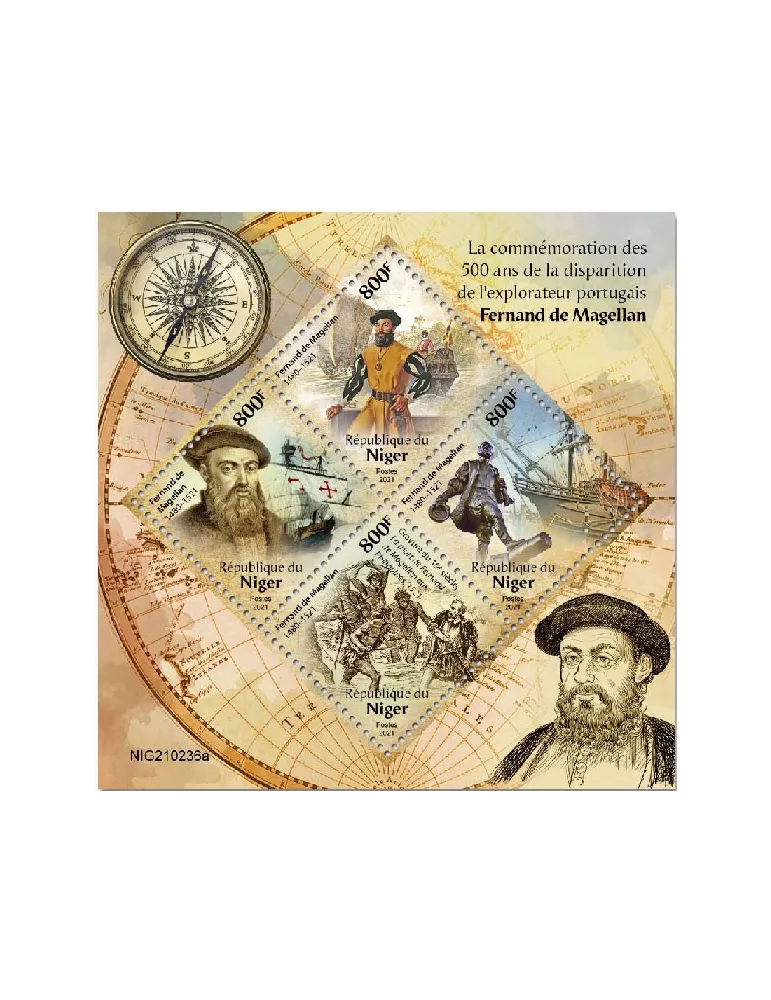 n° 6286/6289  - Timbre NIGER Poste