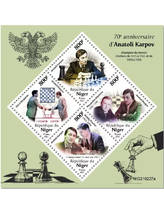 n° 6290/6293  - Timbre NIGER Poste