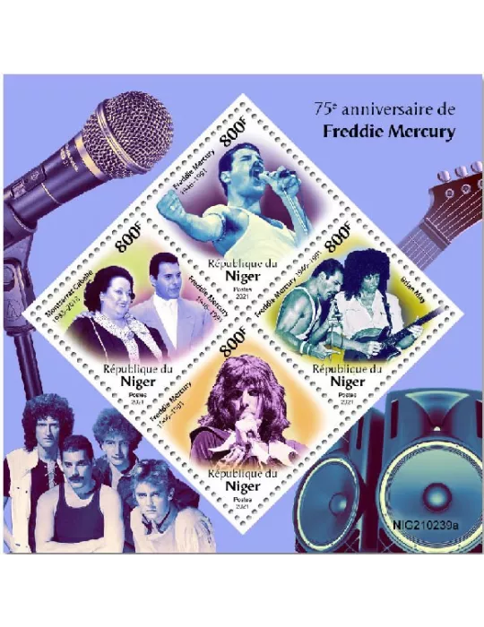 n° 6298/6301  - Timbre NIGER Poste