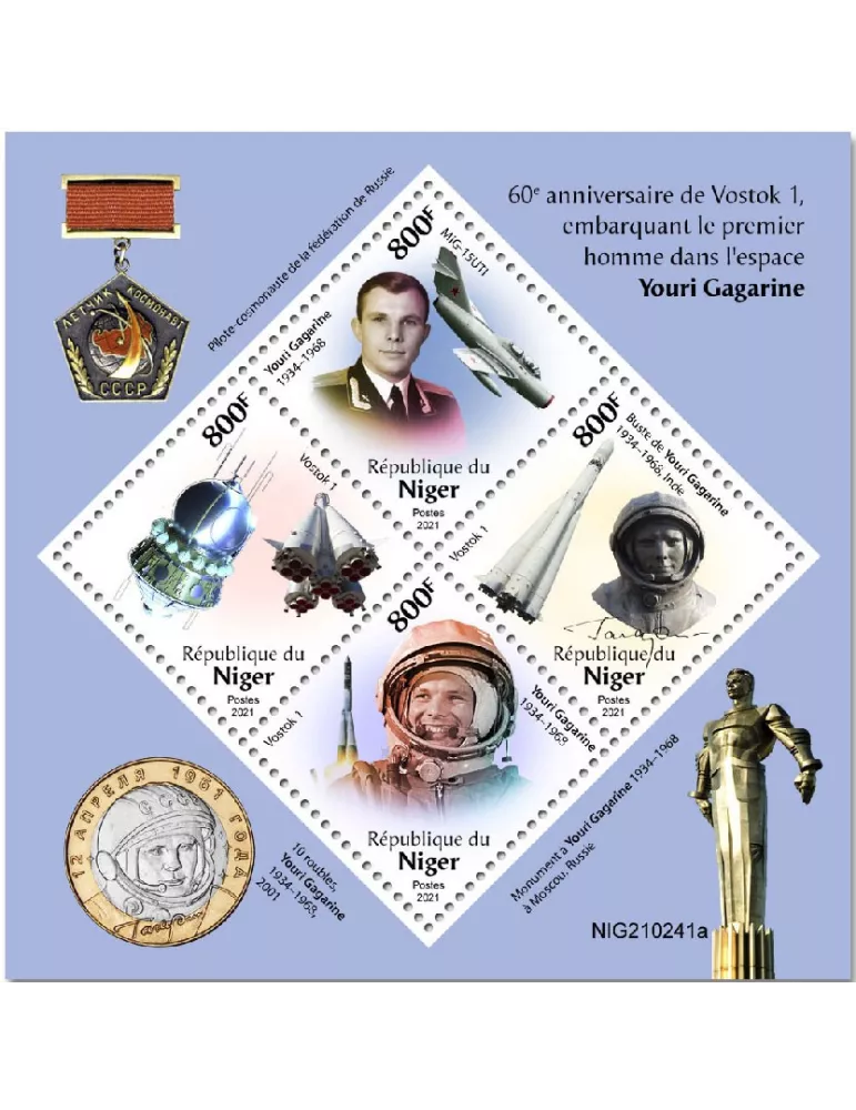 n° 6306/6309  - Timbre NIGER Poste