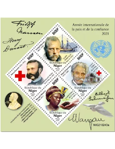n° 6314/6317  - Timbre NIGER Poste