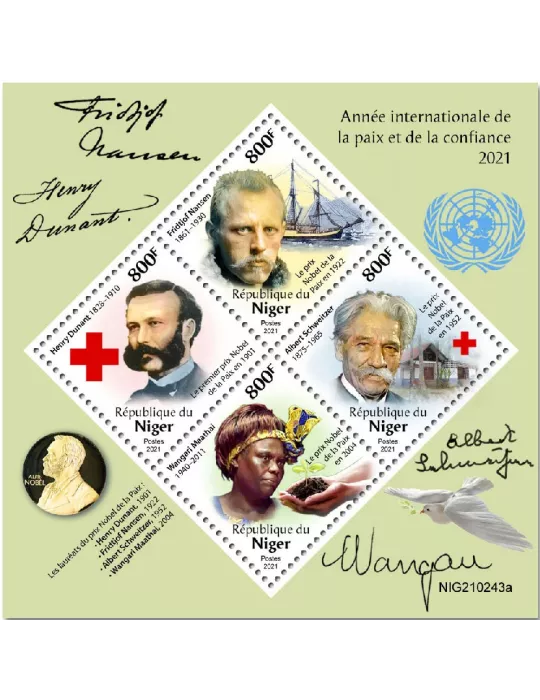 n° 6314/6317  - Timbre NIGER Poste