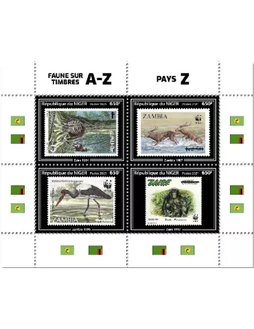 n° 6318/6321  - Timbre NIGER Poste