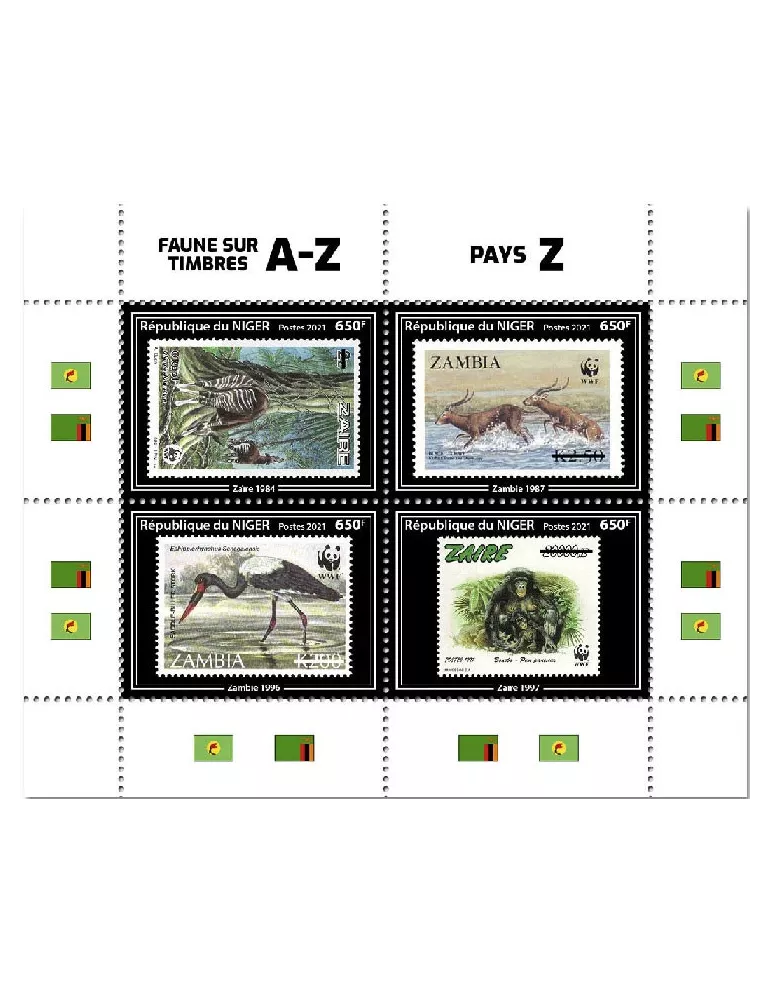 n° 6318/6321  - Timbre NIGER Poste