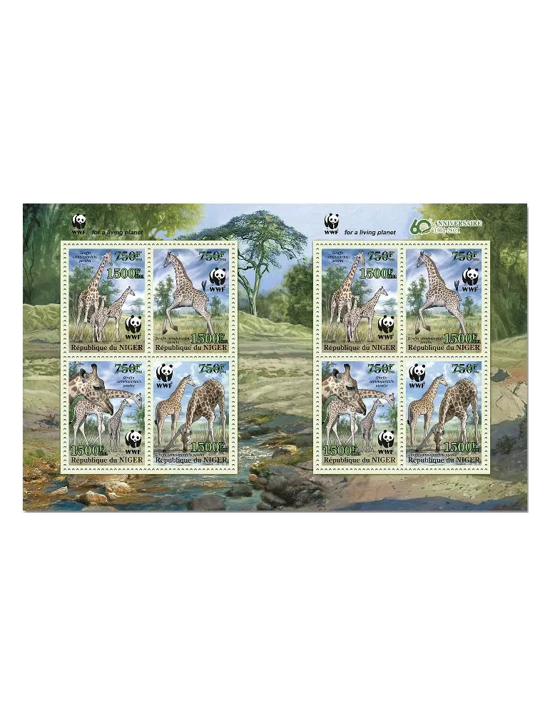 n° 6322/6325  - Timbre NIGER Poste