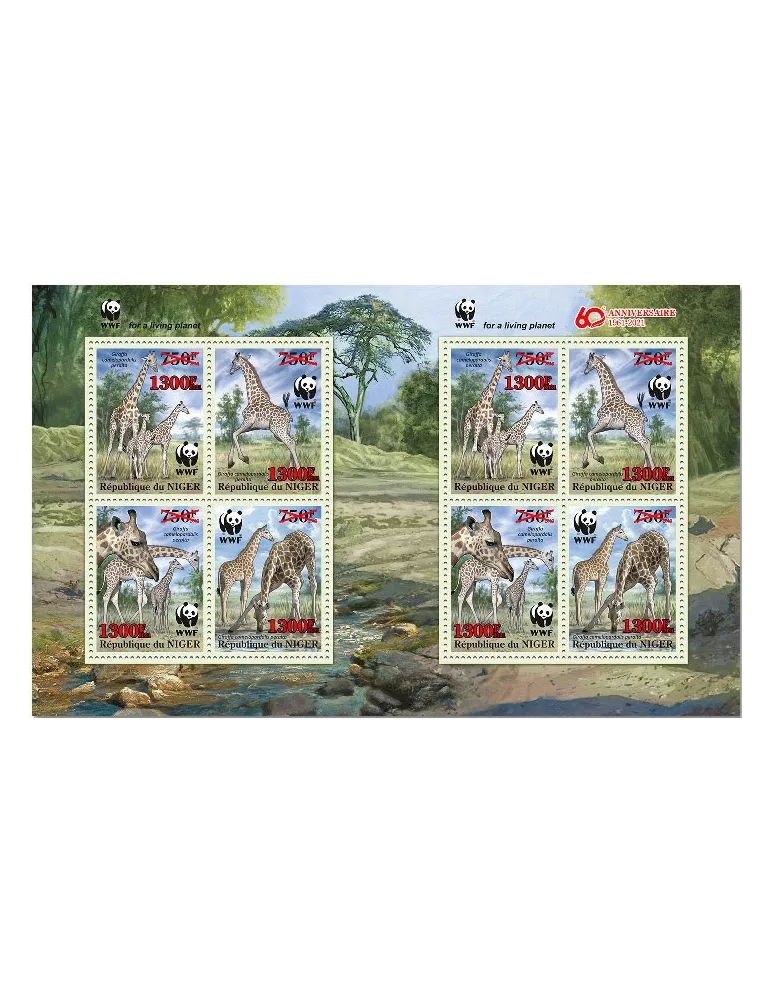 n° 6326/6329  - Timbre NIGER Poste