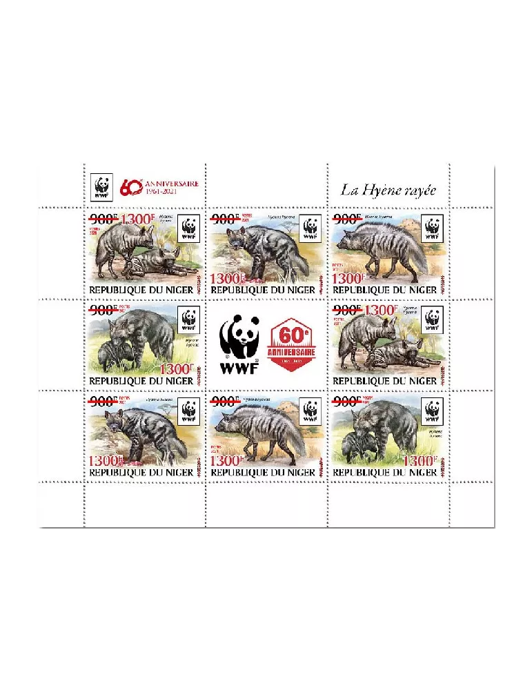 n° 6342/6345  - Timbre NIGER Poste