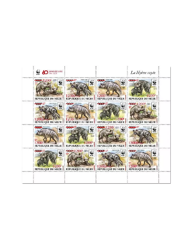 n° 6350/6353  - Timbre NIGER Poste