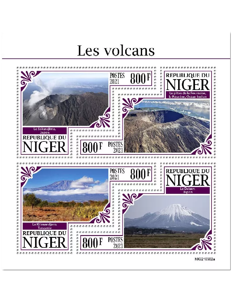 n° 6366/6369  - Timbre NIGER Poste